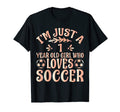Soccer Lover Im Just 1 Year Old Who T-Shirt - Minimalist Print Men Women - T-Shirt, Sweatshirt, Hoodie
