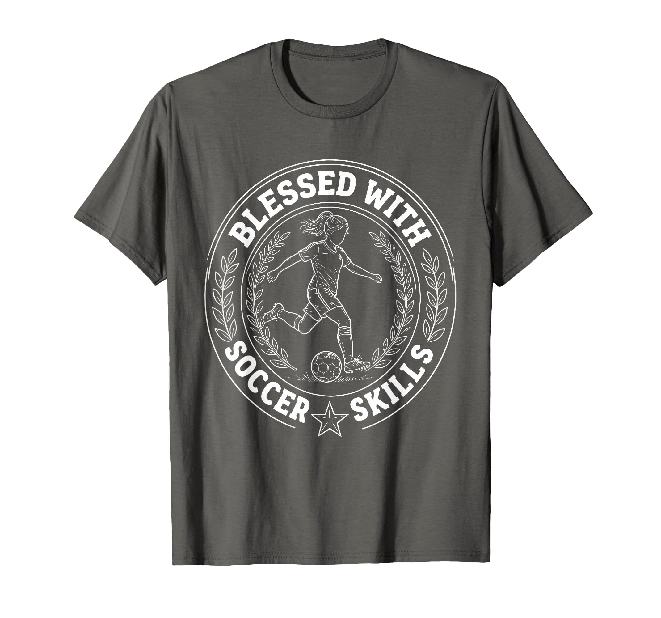 Blessed Soccer Skills Soccer T-Shirt - Aesthetic Graphic Men Women - T-Shirt, Sweatshirt, Hoodie