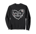 Soccer Girlfriend Heart Soccer Sweatshirt - Custom Art Print Unisex - T-Shirt, Sweatshirt, Hoodie
