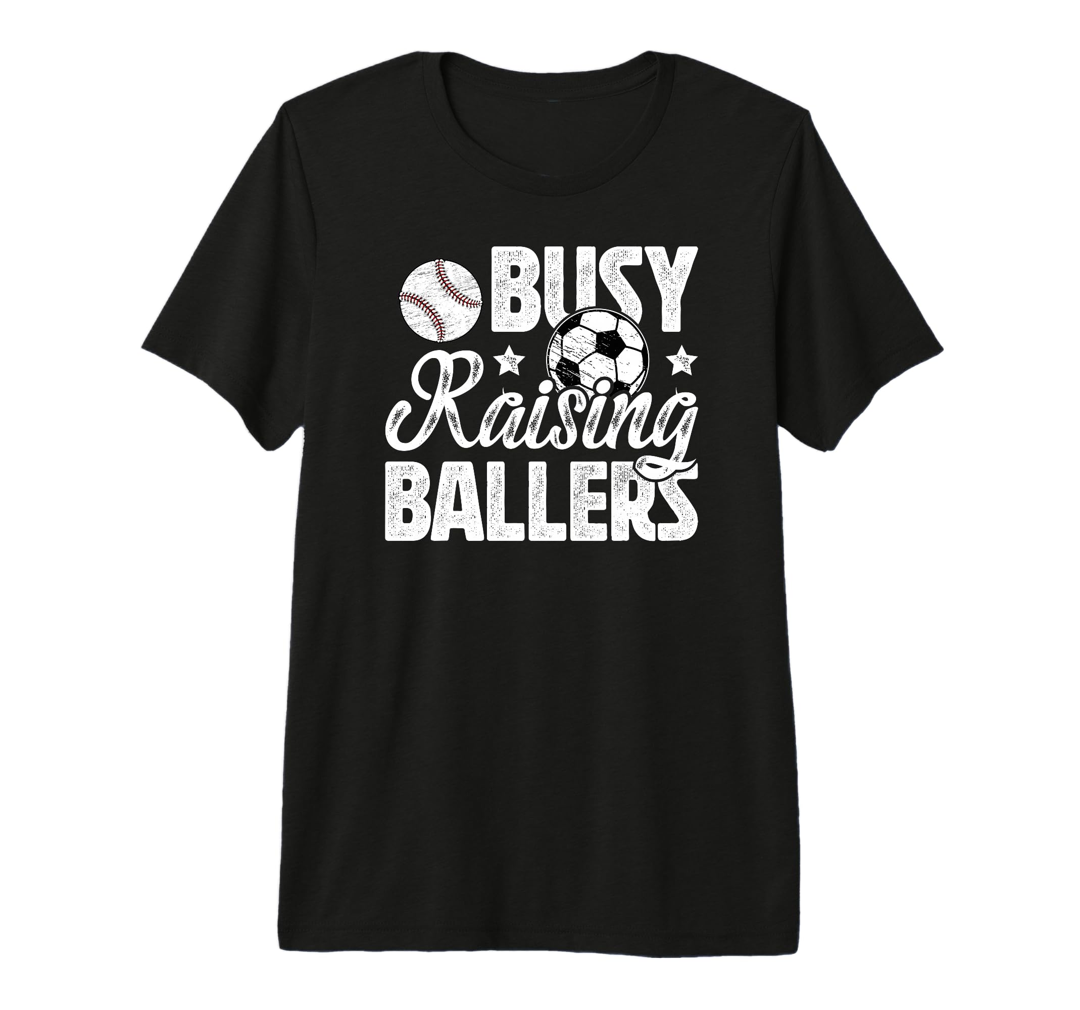 Mens Busy Raising Ballers Soccer T-Shirt - Streetwear Style Men Women - T-Shirt, Sweatshirt, Hoodie