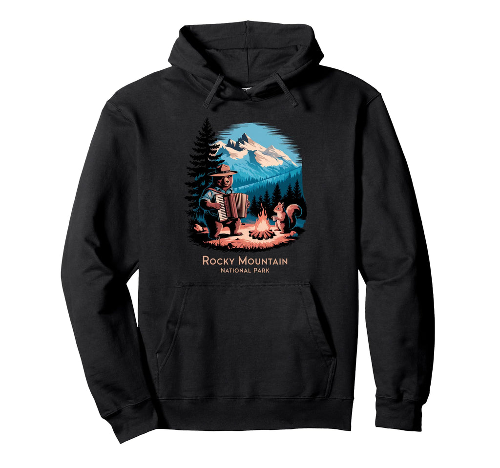 Scenic Rocky Mountain National Park Hoodie - Aesthetic Graphic Men Women - T-Shirt, Sweatshirt, Hoodie
