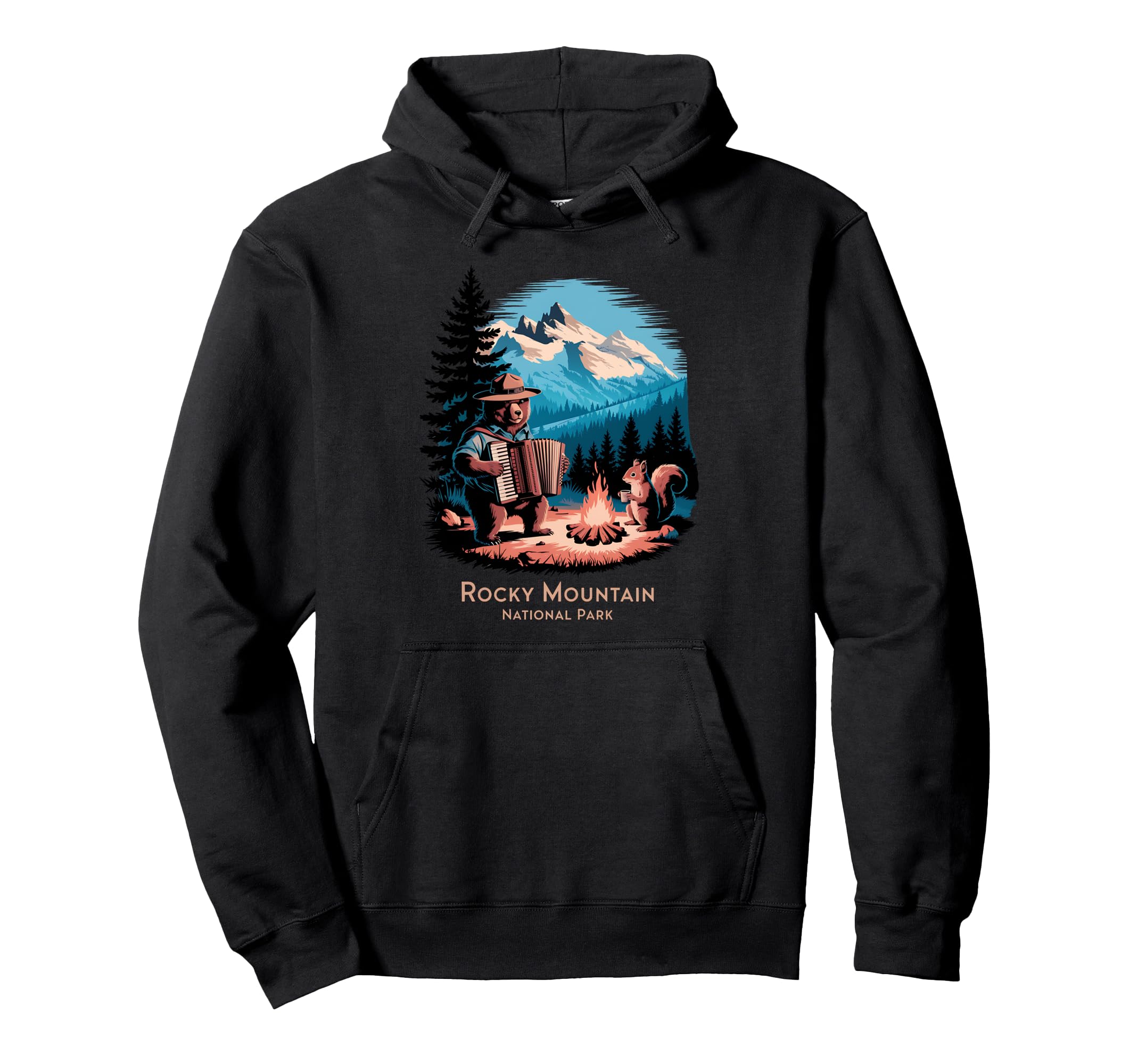 Scenic Rocky Mountain National Park Hoodie - Aesthetic Graphic Men Women - T-Shirt, Sweatshirt, Hoodie