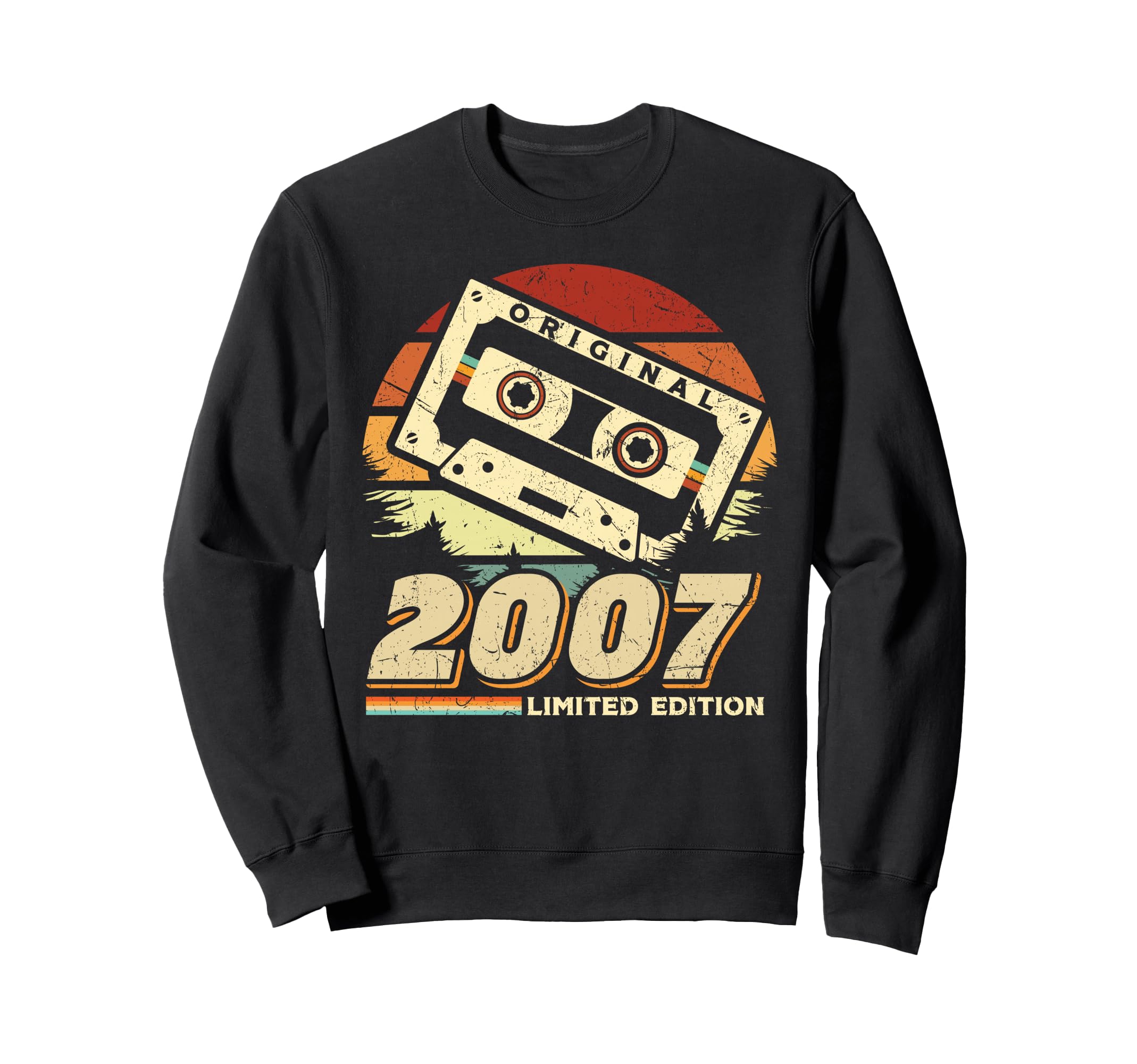 2007 Cassette Tape 19Th Birthday Sweatshirt - Custom Art Print Unisex - T-Shirt, Sweatshirt, Hoodie