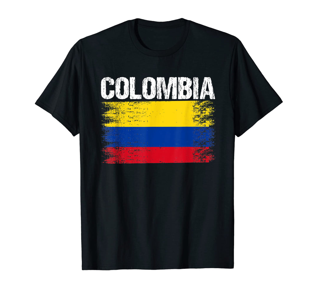 Colombia Colombian Flag Pride T-Shirt - Novelty Apparel for Adults - T-Shirt, Sweatshirt, Hoodie