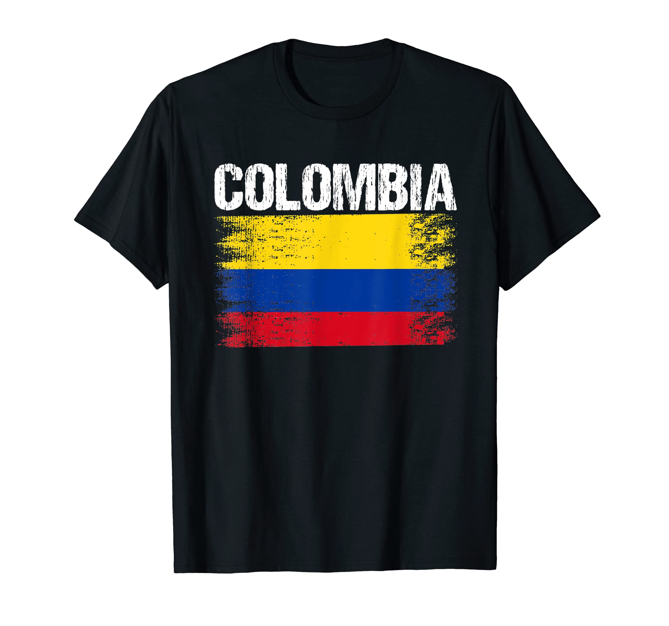 Colombia Colombian Flag Pride T-Shirt - Novelty Apparel for Adults - T-Shirt, Sweatshirt, Hoodie