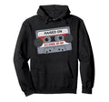 Raised Old School Hip Hop Cassette Hoodie - Graphic Print Men Women - T-Shirt, Sweatshirt, Hoodie