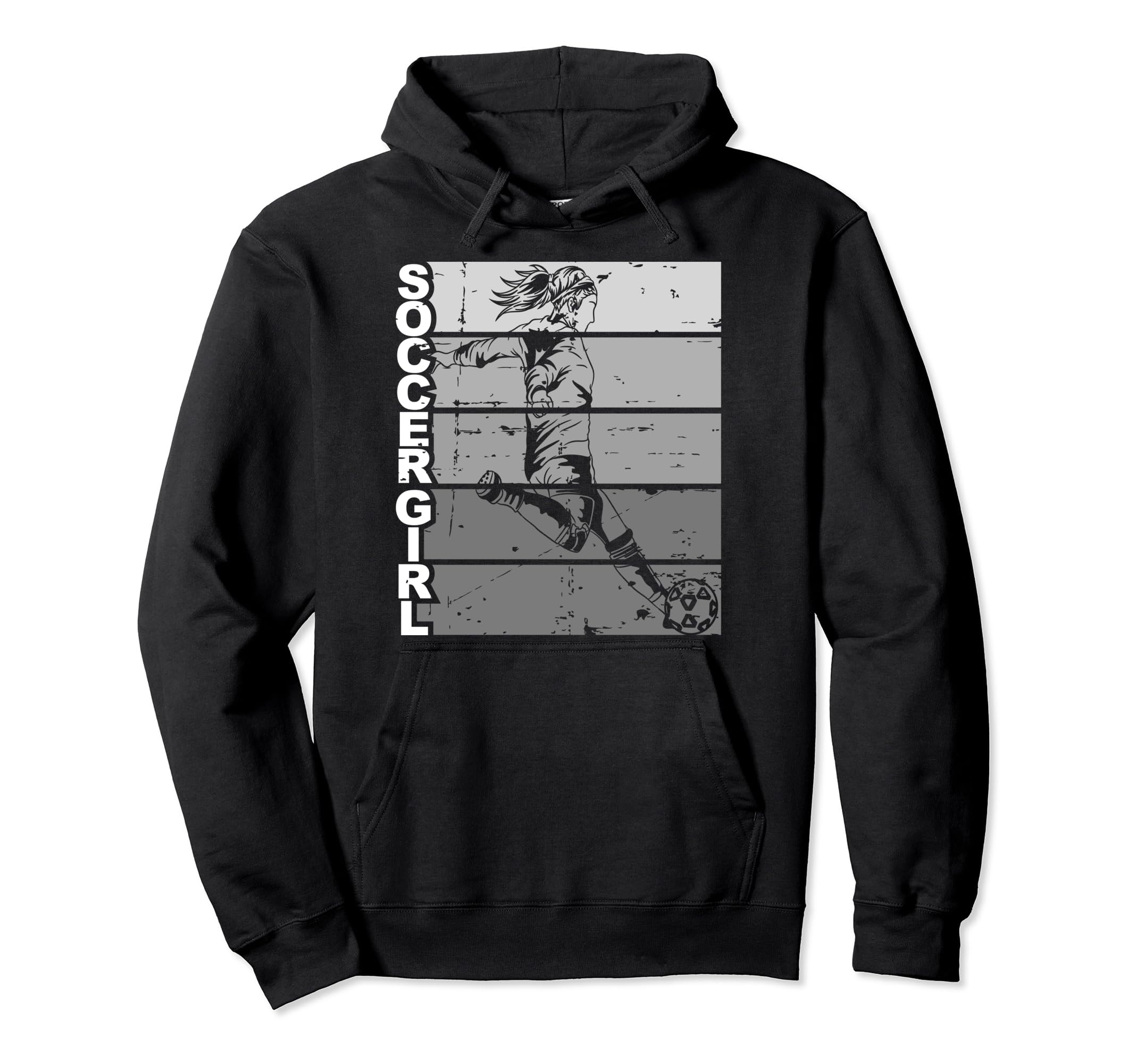 Soccer Funny Footballer Ball And Field Hoodie - Graphic Print for Adults - T-Shirt, Sweatshirt, Hoodie