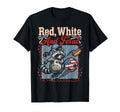 Patriotic Raccoon Playing Soccer T-Shirt - Casual Everyday Wear Men Women - T-Shirt, Sweatshirt, Hoodie