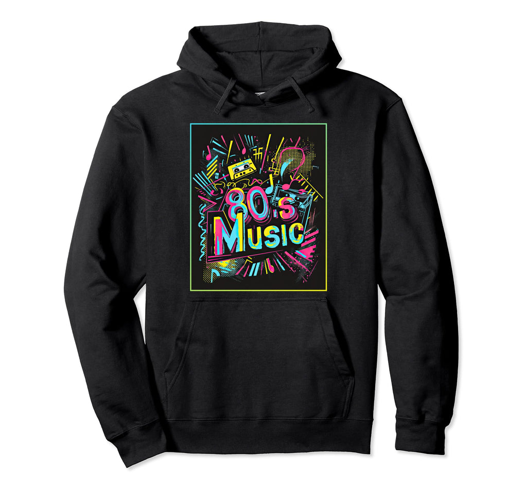 80S Music Cassette Tape Costume Party Decor Hoodie - Trendy Graphic Unisex - T-Shirt, Sweatshirt, Hoodie