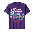 Rollin Into 6 Roller Skating Rink T-Shirt - Fun Novelty Design for Adults - T-Shirt, Sweatshirt, Hoodie
