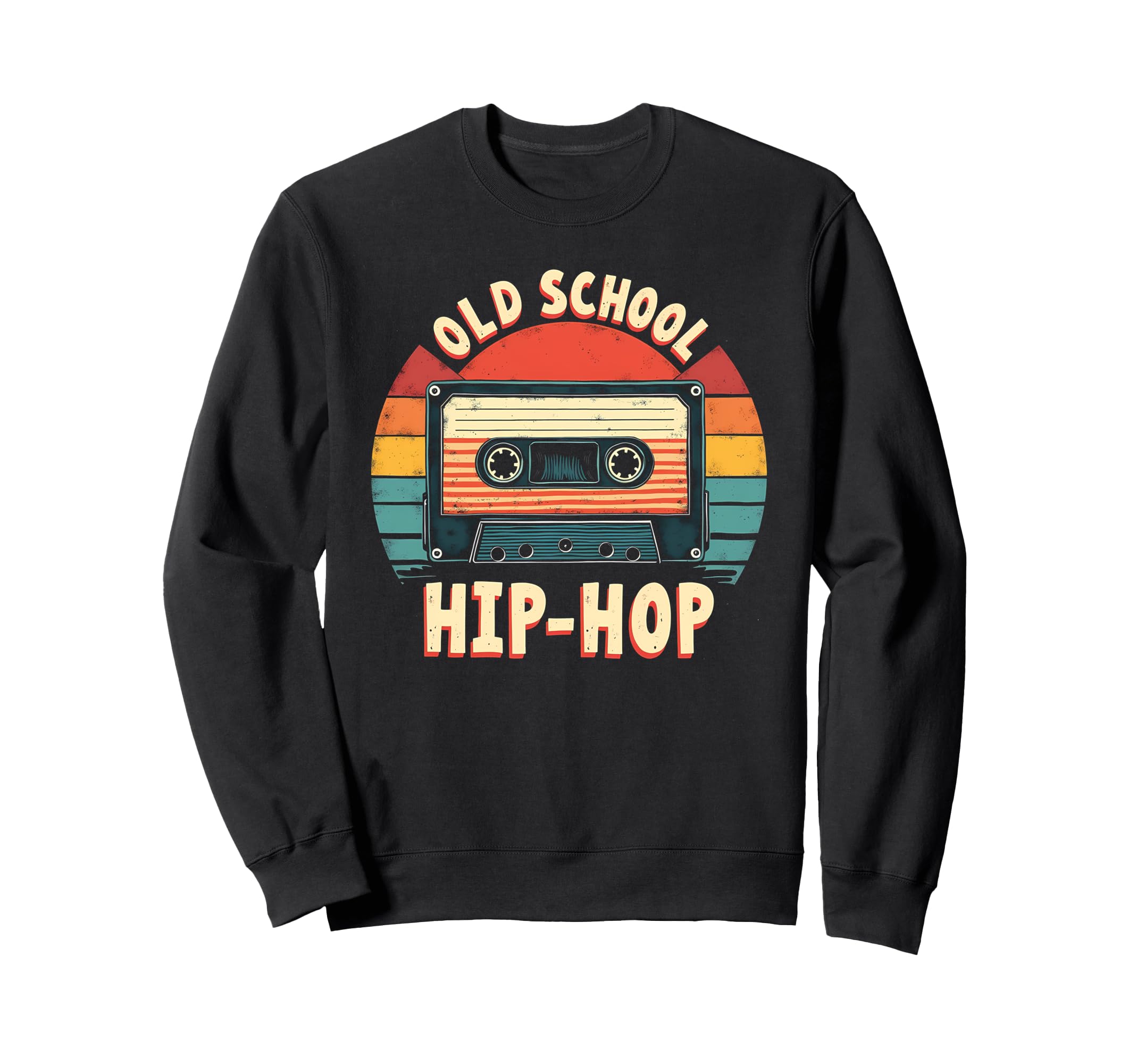 Fuzzy Old School Hiphop Sweatshirt - Novelty Apparel Unisex - T-Shirt, Sweatshirt, Hoodie