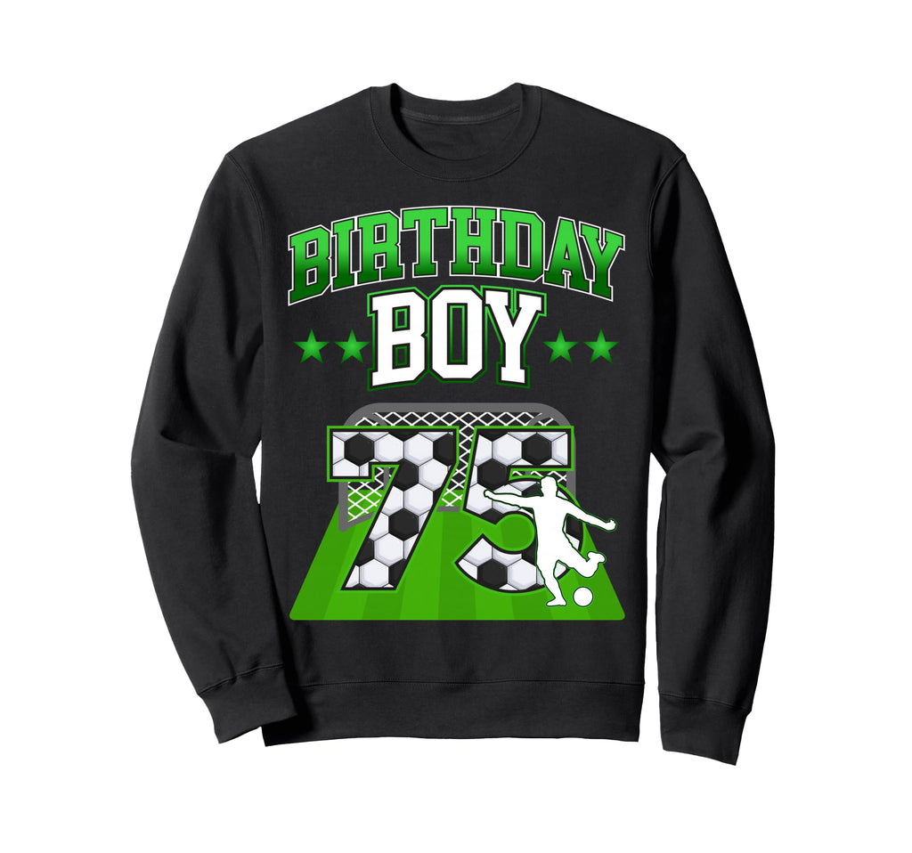Soccer Themed Birthday Outfit 75 Sweatshirt - Minimalist Print Men Women - T-Shirt, Sweatshirt, Hoodie