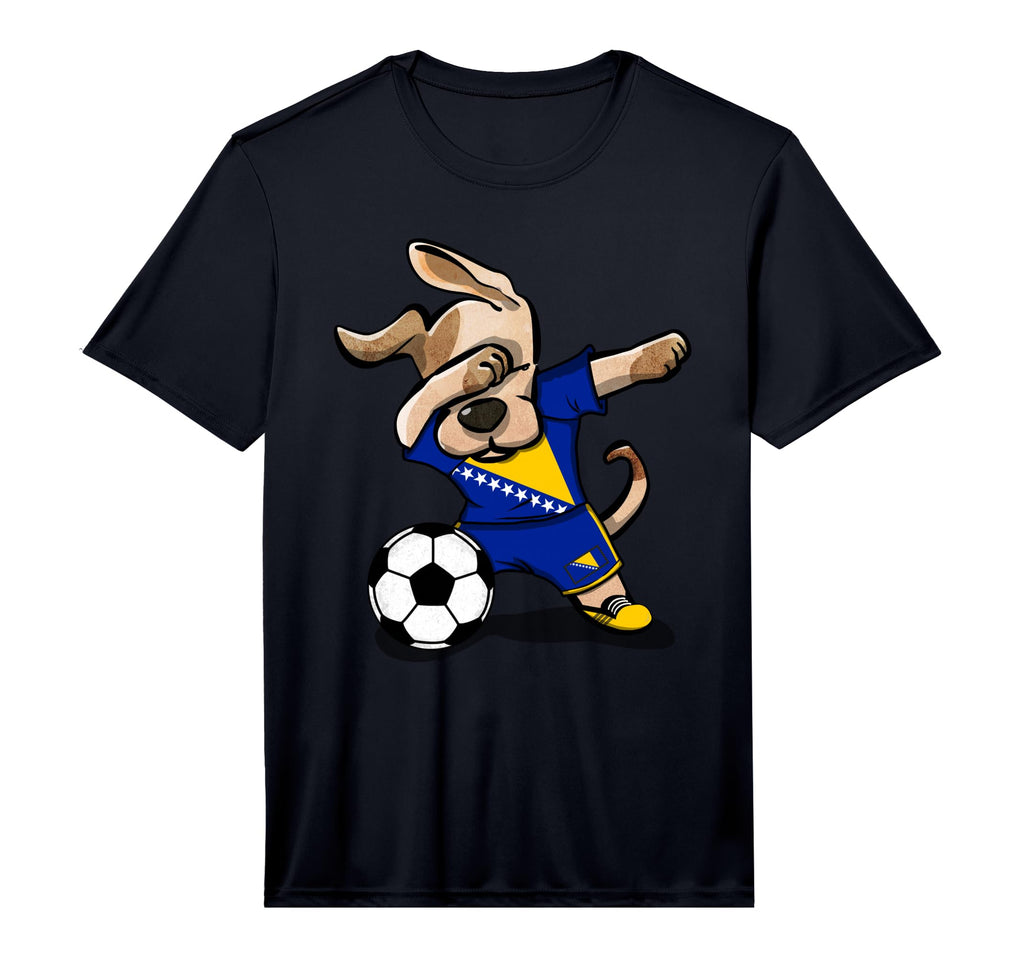 Bosnia Herzegovina Soccer Jersey Bosnian T-Shirt - Custom Art Print Unisex - T-Shirt, Sweatshirt, Hoodie