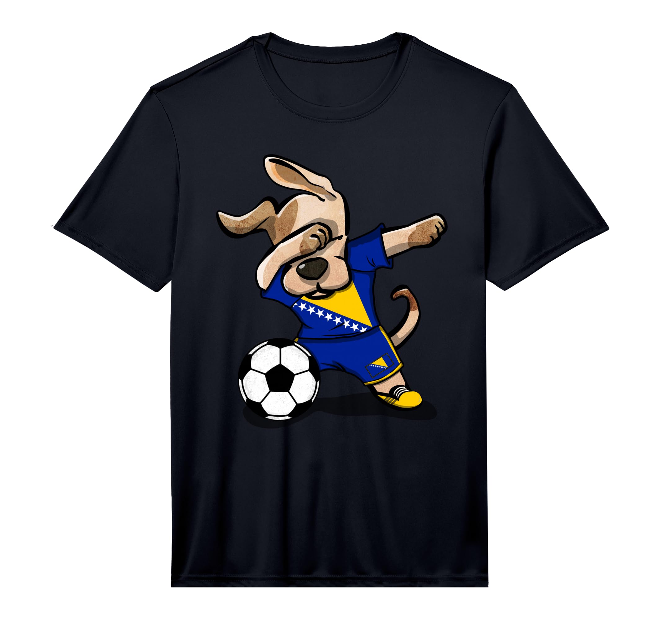 Bosnia Herzegovina Soccer Jersey Bosnian T-Shirt - Custom Art Print Unisex - T-Shirt, Sweatshirt, Hoodie
