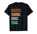 Soccer Legend Since 2008 Birthday T-Shirt - Trendy Graphic for Adults - T-Shirt, Sweatshirt, Hoodie