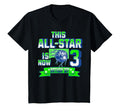 3Rd Birthday All Star Matching Age Three T-Shirt - Graphic Print Men Women - T-Shirt, Sweatshirt, Hoodie