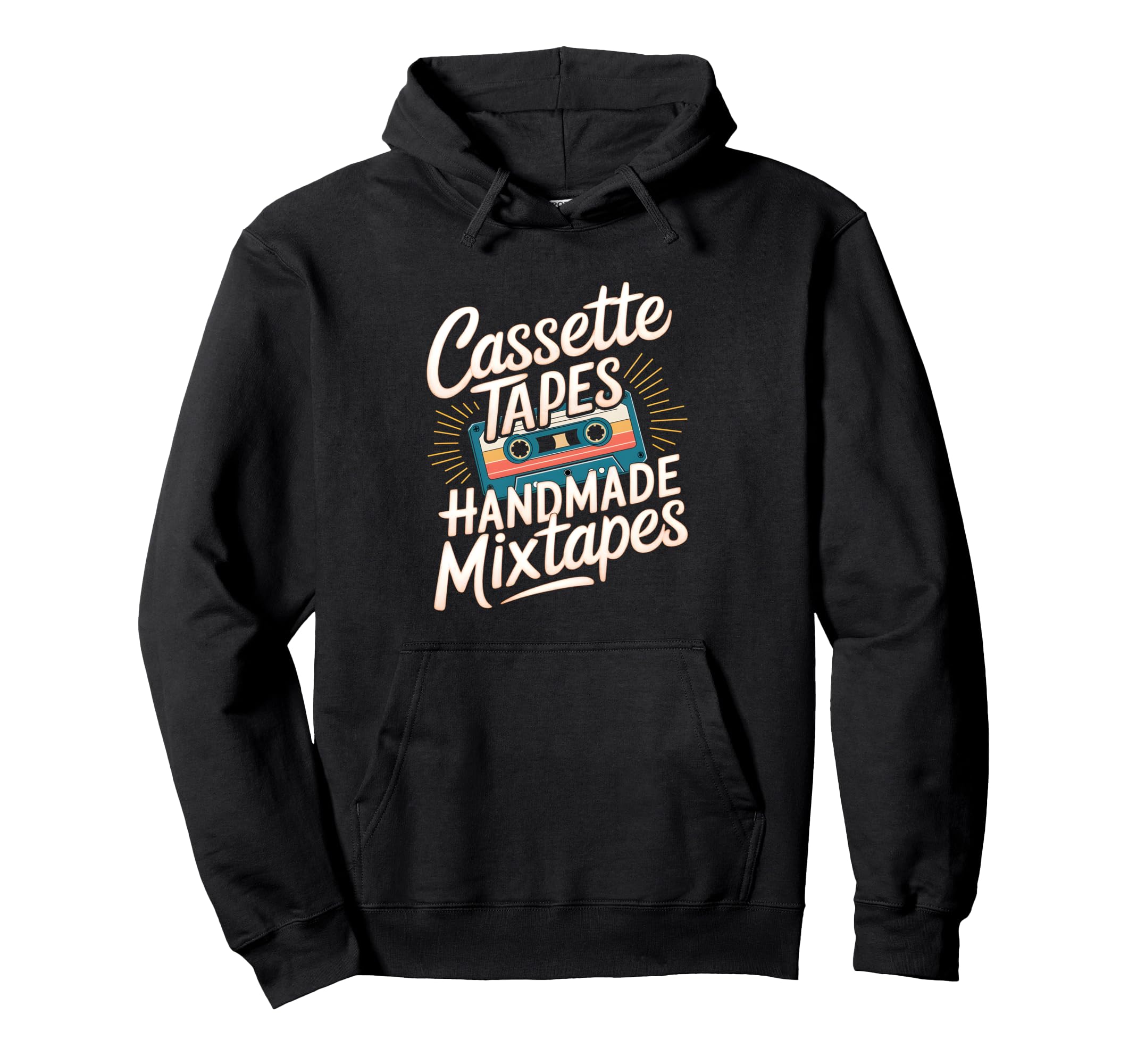 Cassette Tapes Handmade Mixtapes Hoodie - Casual Everyday Wear Unisex - T-Shirt, Sweatshirt, Hoodie