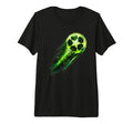 Dynamic Soccer Ball Green Meteor Energy T-Shirt - Novelty Apparel Unisex - T-Shirt, Sweatshirt, Hoodie