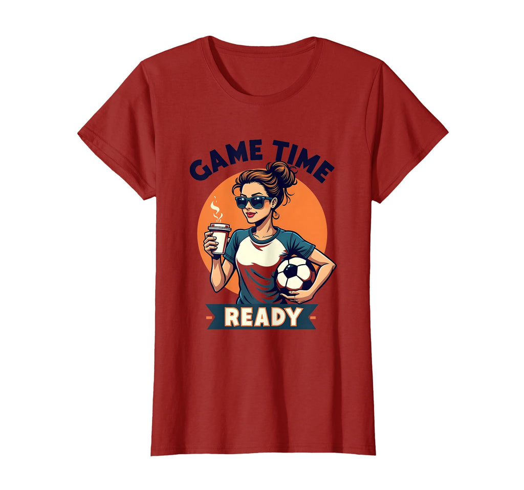 Game Time Ready Soccer Mom T-Shirt - Unique Graphic Unisex - T-Shirt, Sweatshirt, Hoodie