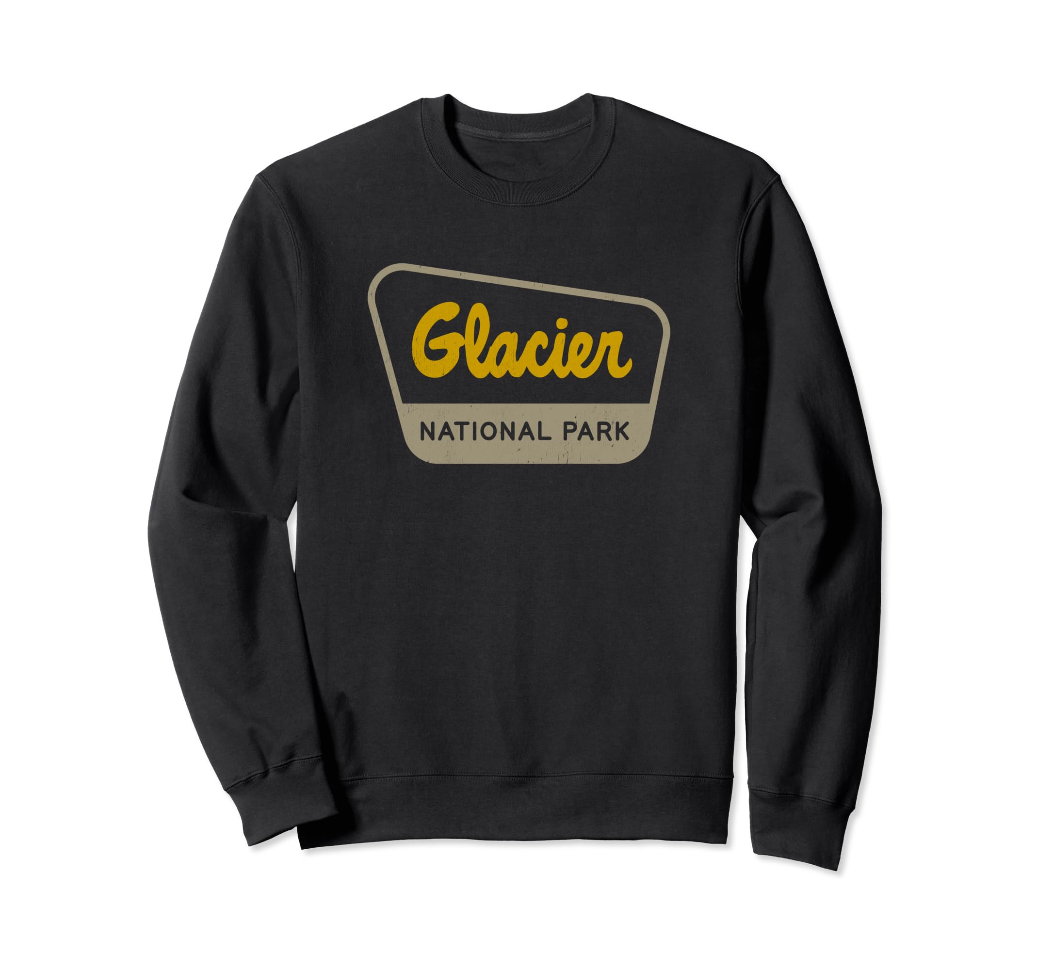 Glacier National Park Two Tone Sweatshirt - Casual Everyday Wear Men Women - T-Shirt, Sweatshirt, Hoodie
