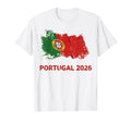 Portugal Flag Portuguese Football T-Shirt - Aesthetic Graphic Unisex - T-Shirt, Sweatshirt, Hoodie