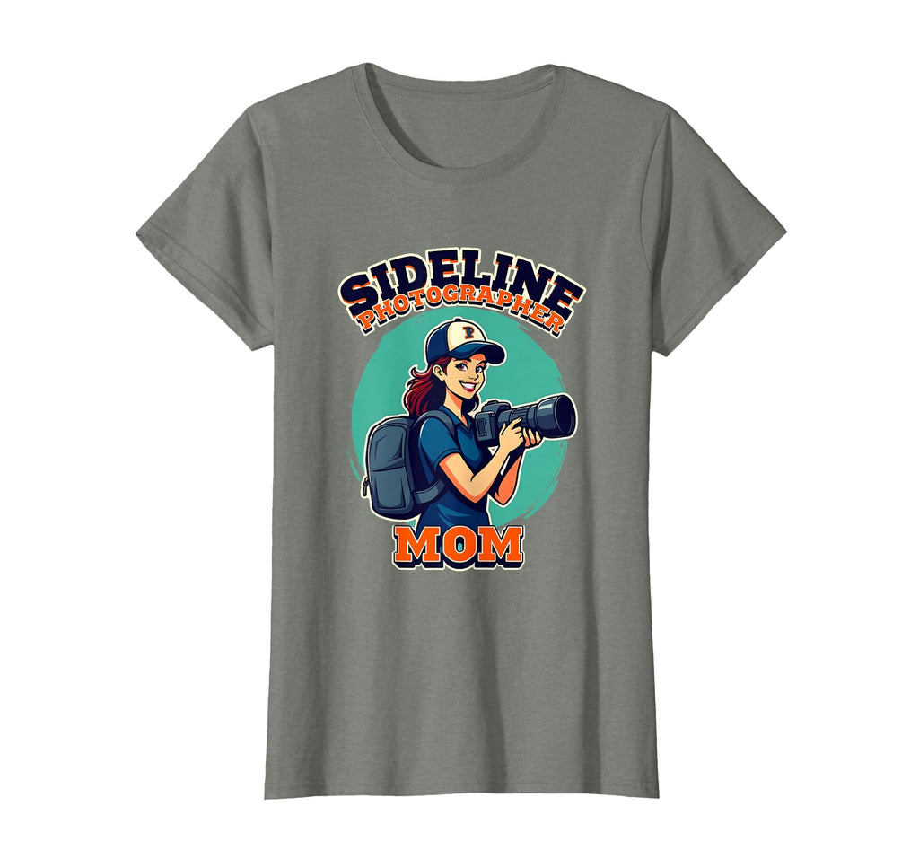 Sideline Photographer Mom Soccer T-Shirt - Casual Everyday Wear Unisex - T-Shirt, Sweatshirt, Hoodie