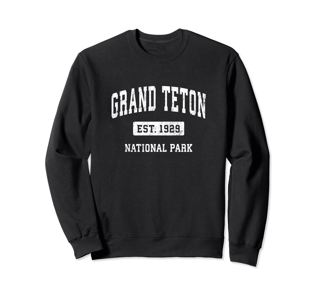Grand Teton National Park Sports Sweatshirt - Novelty Apparel for Adults - T-Shirt, Sweatshirt, Hoodie