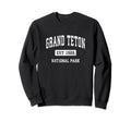 Grand Teton National Park Sports Sweatshirt - Novelty Apparel for Adults - T-Shirt, Sweatshirt, Hoodie