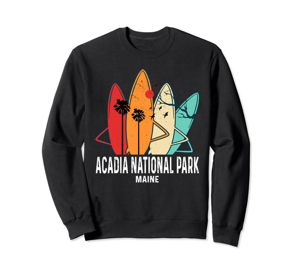 Acadia National Park Maine Surfing Sweatshirt - Custom Art Print Unisex - T-Shirt, Sweatshirt, Hoodie