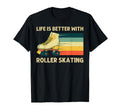 Roller Skating Roller Skate Derby 80S T-Shirt - Custom Art Print Men Women - T-Shirt, Sweatshirt, Hoodie
