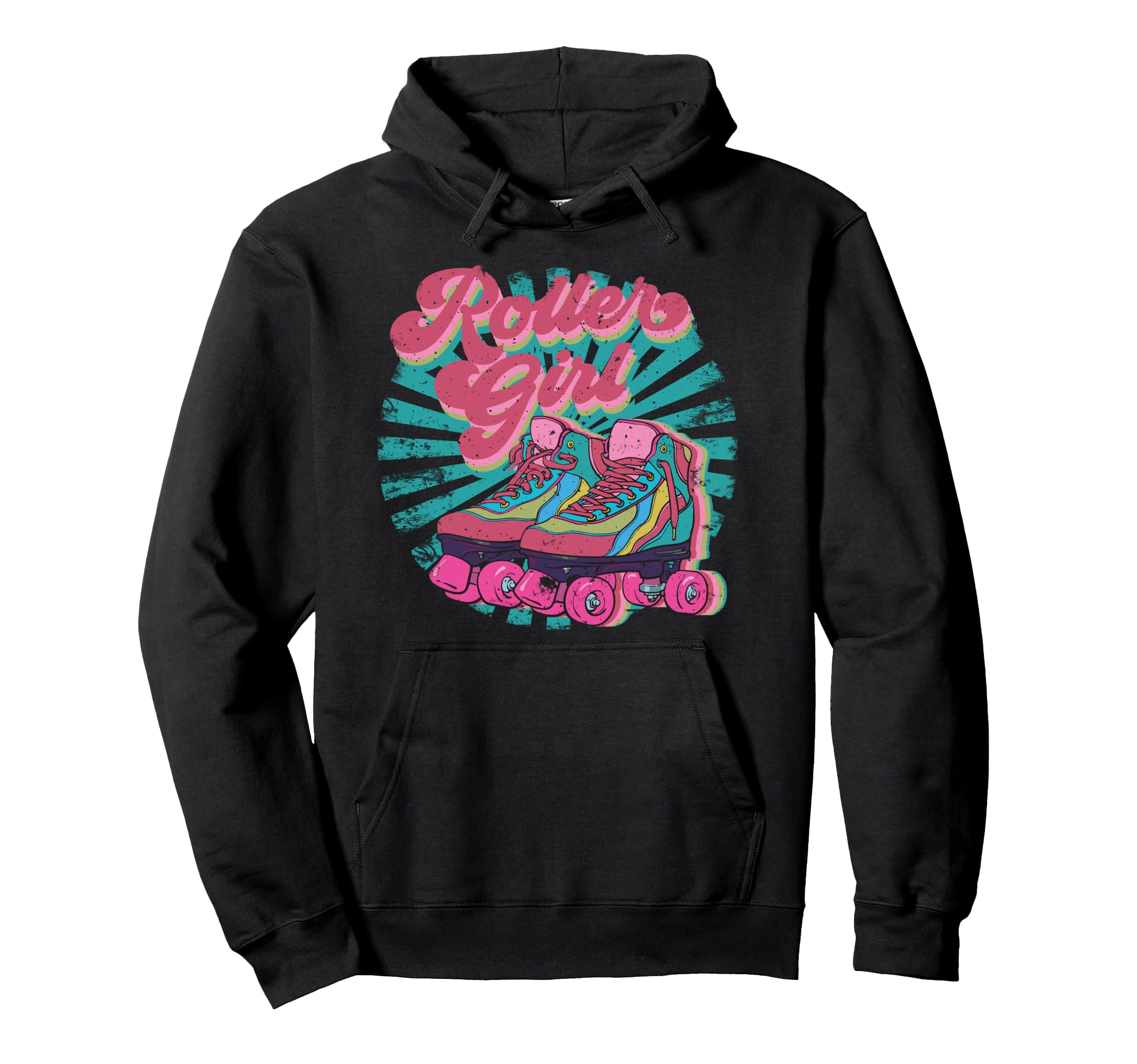 Roller Skate Skating 70S Gift Hoodie - Minimalist Print for Adults - T-Shirt, Sweatshirt, Hoodie
