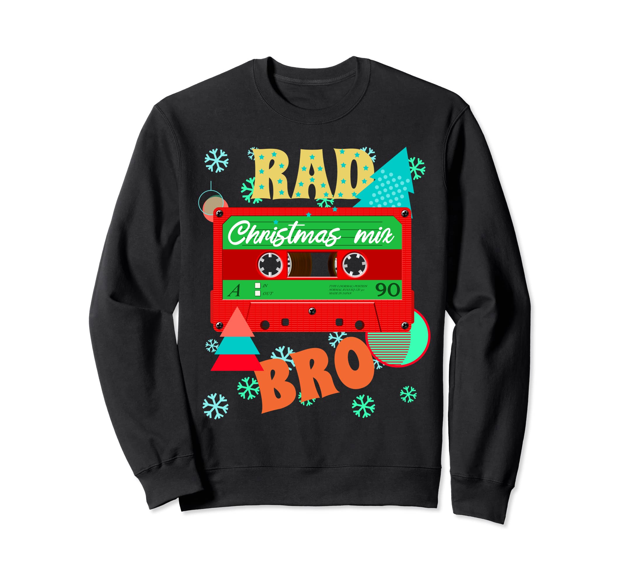 Rad Mixtape 80S Costume Sweatshirt - Casual Everyday Wear Men Women - T-Shirt, Sweatshirt, Hoodie