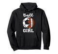 Ball Funny Soccer Football Hoodie - Fun Novelty Design Men Women - T-Shirt, Sweatshirt, Hoodie