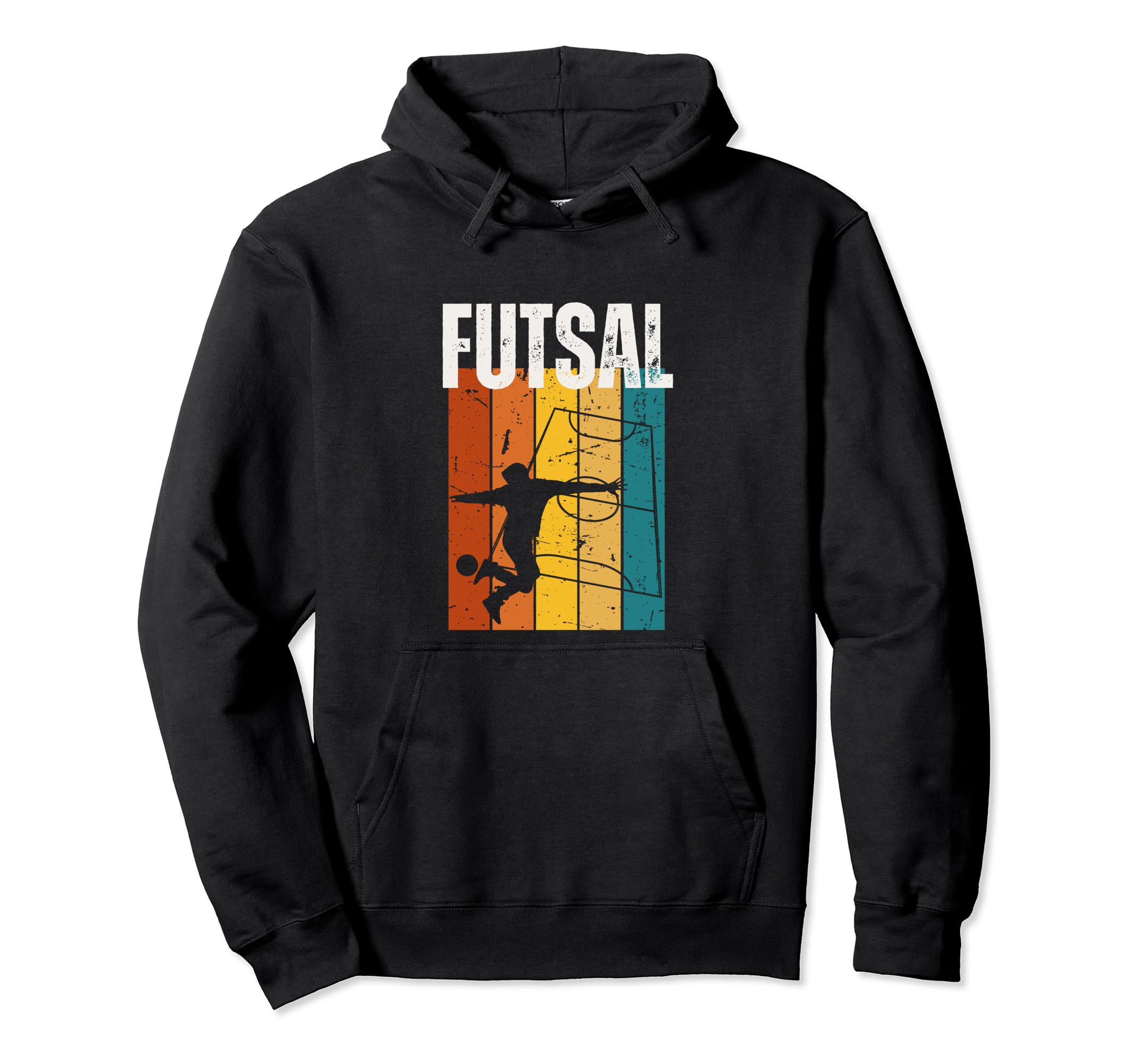 Futsal Player 70S Futsal Hoodie - Novelty Apparel for Adults - T-Shirt, Sweatshirt, Hoodie