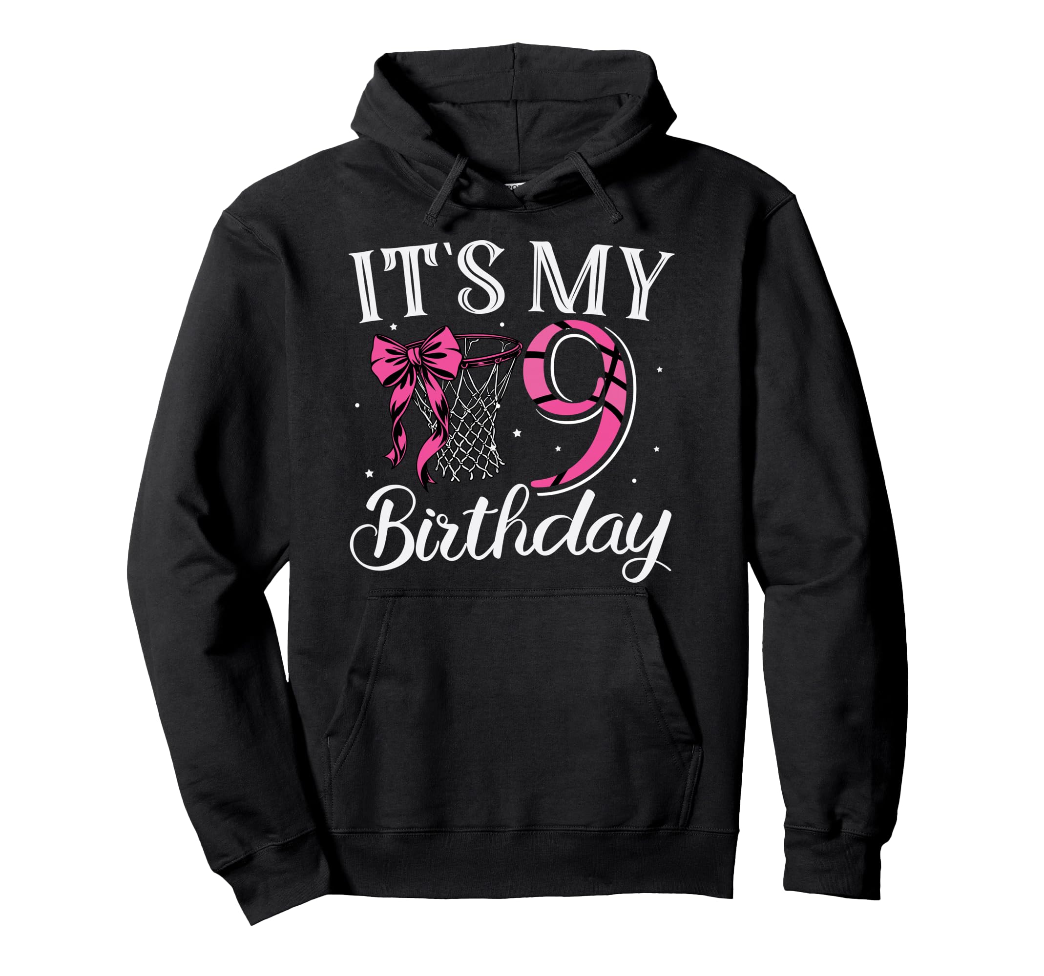 Its My Nine 9 Years Birthday Coquette Hoodie - Novelty Apparel Unisex - T-Shirt, Sweatshirt, Hoodie