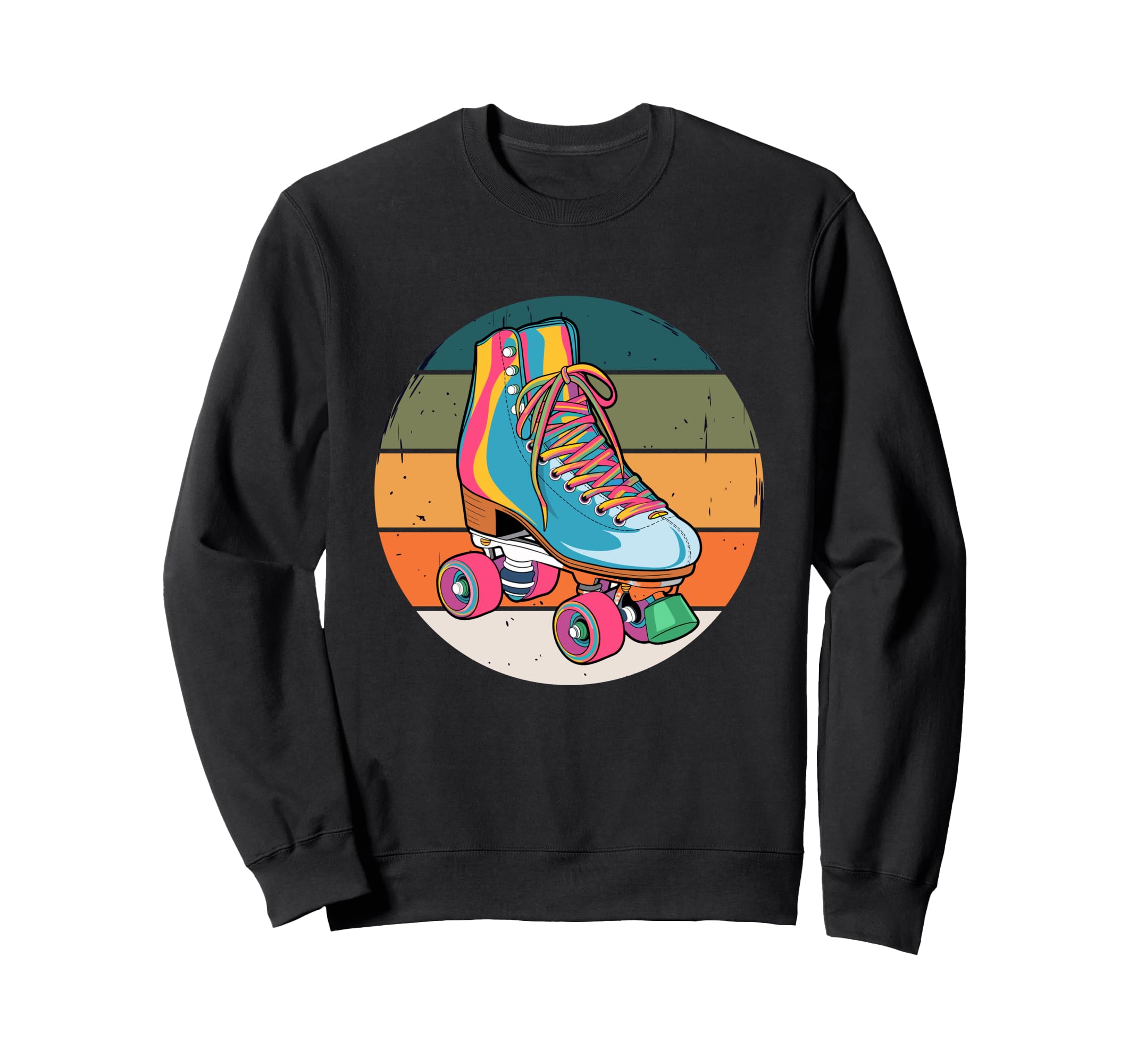 Roller Skates Roller Skating Roller Sweatshirt - Unique Graphic Men Women - T-Shirt, Sweatshirt, Hoodie