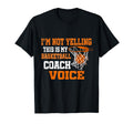 Im Not Yelling This Is My Basketball T-Shirt - Minimalist Print Unisex - T-Shirt, Sweatshirt, Hoodie