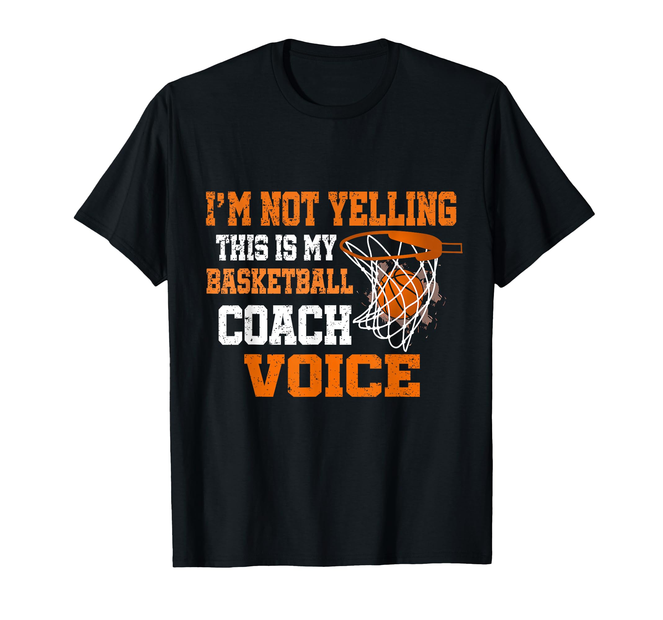 Im Not Yelling This Is My Basketball T-Shirt - Minimalist Print Unisex - T-Shirt, Sweatshirt, Hoodie