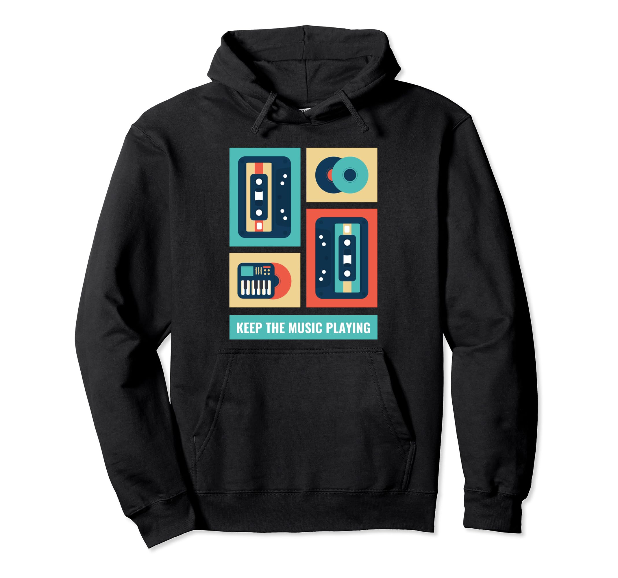 Music 80S Hip Hop Cassette Tape Gift Hoodie - Aesthetic Graphic Unisex - T-Shirt, Sweatshirt, Hoodie
