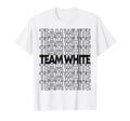 Team White School Spirit T-Shirt - Trendy Graphic for Adults - T-Shirt, Sweatshirt, Hoodie