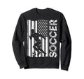 Soccer Us Flag Athlete Sports Sweatshirt - Streetwear Style Unisex - T-Shirt, Sweatshirt, Hoodie
