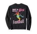 Just Who Loves Football Player Soccer Sweatshirt - Novelty Apparel Unisex - T-Shirt, Sweatshirt, Hoodie