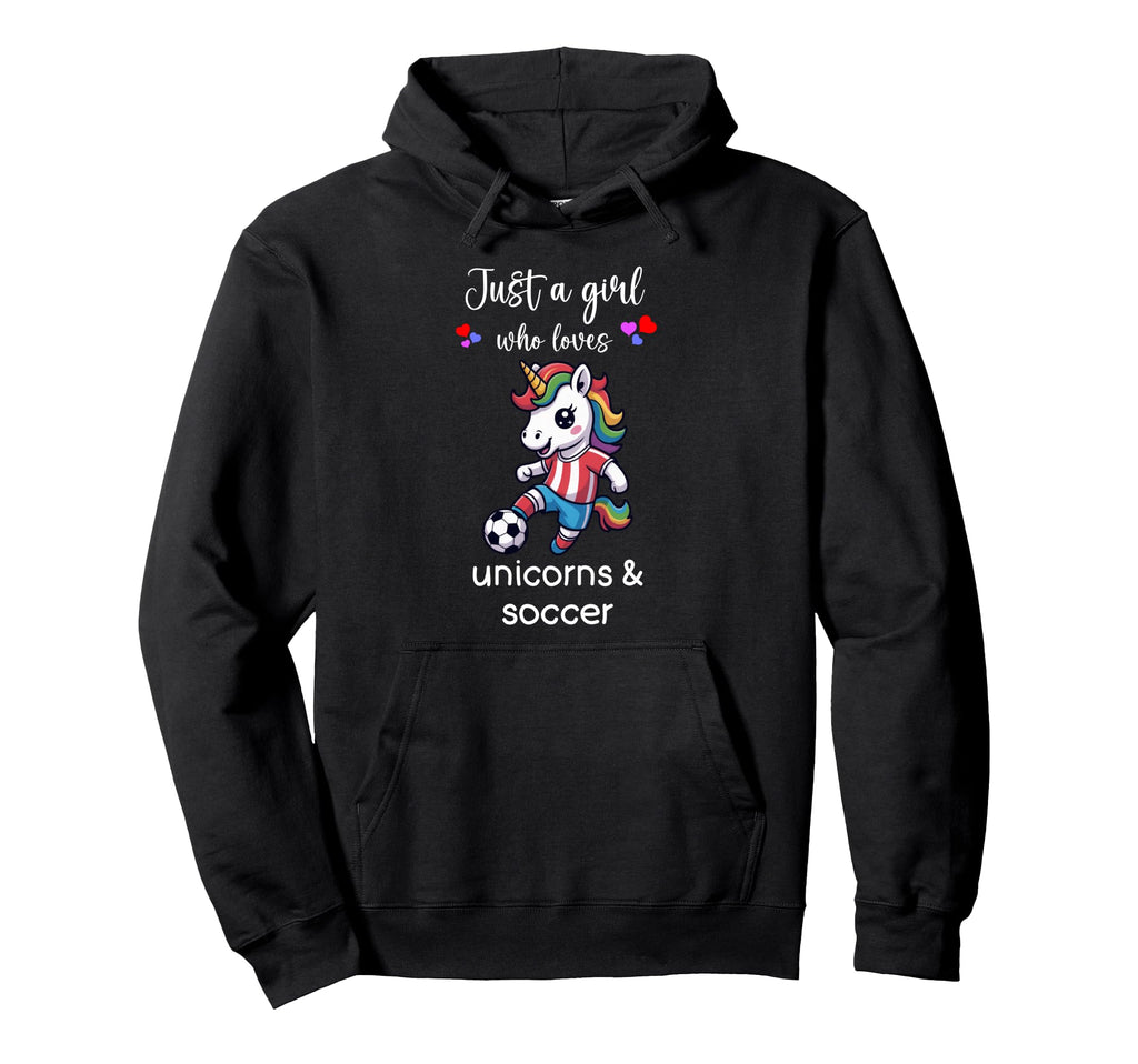 Unicorn Soccer Unicorn Soccer Hoodie - Minimalist Print for Adults - T-Shirt, Sweatshirt, Hoodie