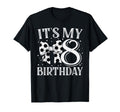 Its My Eight 8Th Birthday Soccer Bday T-Shirt - Minimalist Print Men Women - T-Shirt, Sweatshirt, Hoodie