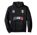 France Number 10 Soccer Team Sports Hoodie - Minimalist Print for Adults - T-Shirt, Sweatshirt, Hoodie