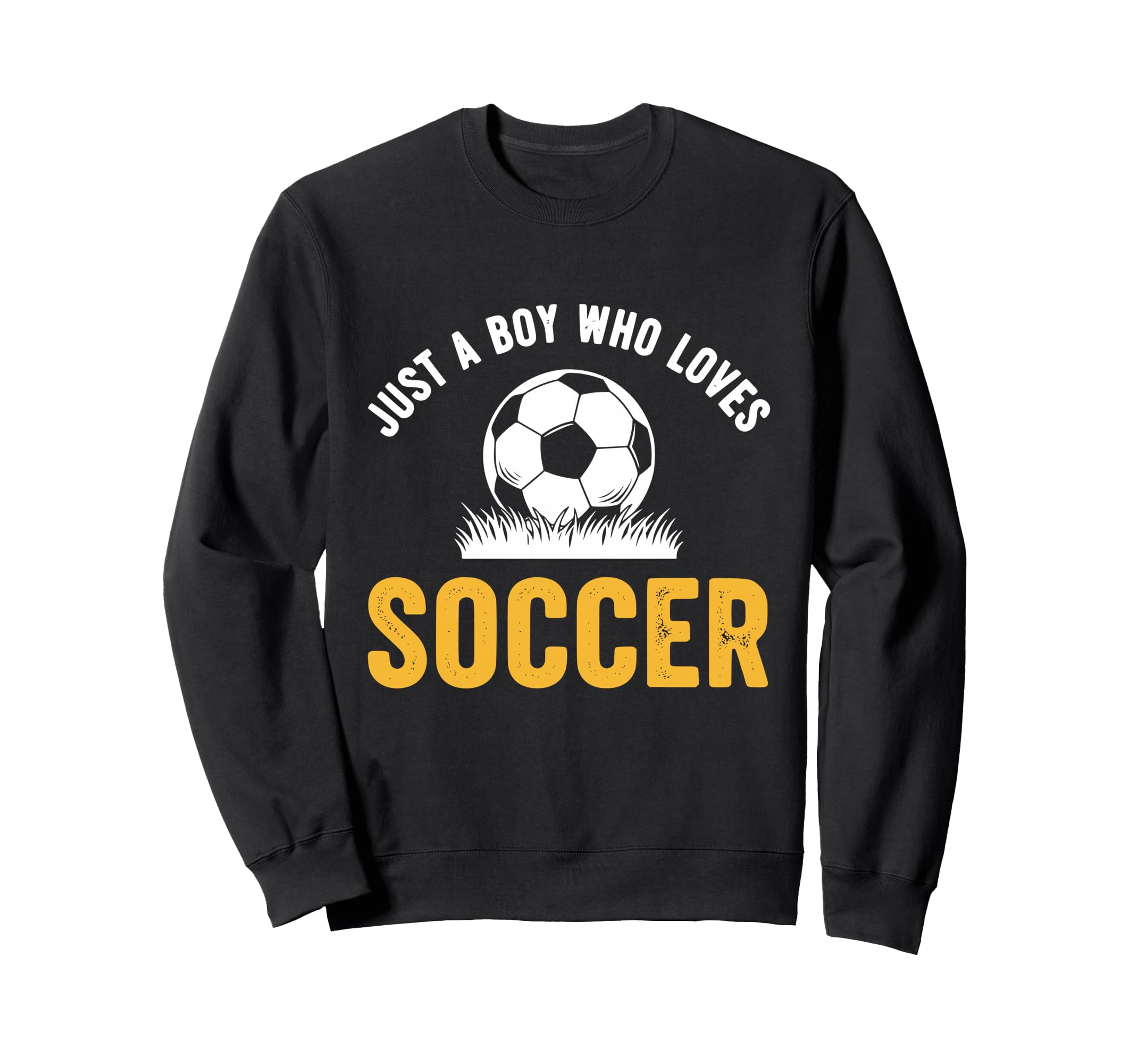 Just Who Loves Soccer Sweatshirt - Minimalist Print Men Women - T-Shirt, Sweatshirt, Hoodie