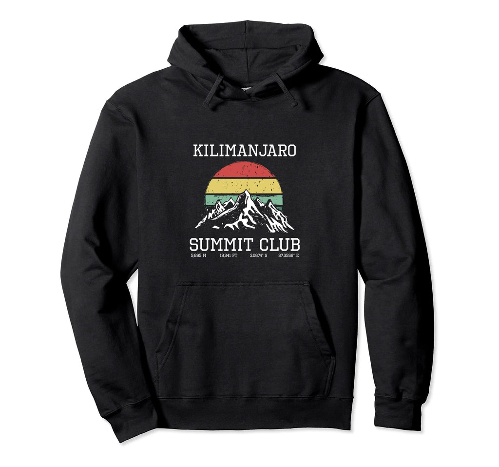 Climbed Mount Kilimanjaro Summit Hoodie - Aesthetic Graphic for Adults - T-Shirt, Sweatshirt, Hoodie