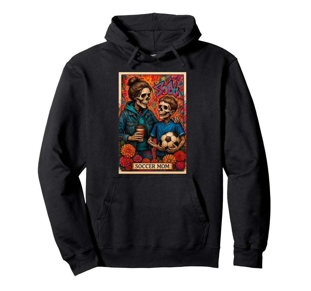 Soccer Mom Tarot Card Son Hoodie - Minimalist Print Unisex - T-Shirt, Sweatshirt, Hoodie