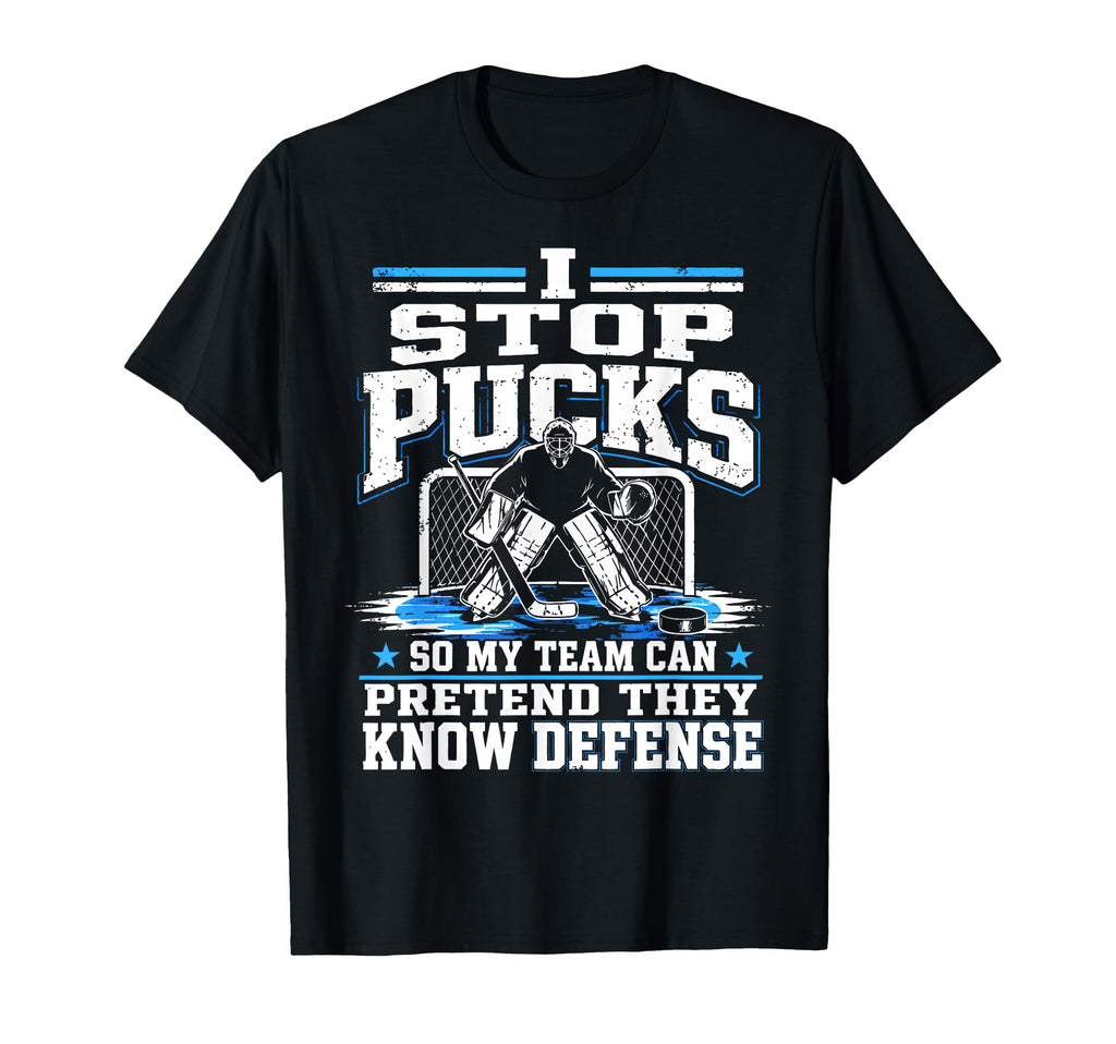 Ice Hockey Goalkeeper Defense Goalie T-Shirt - Trendy Graphic for Adults - T-Shirt, Sweatshirt, Hoodie