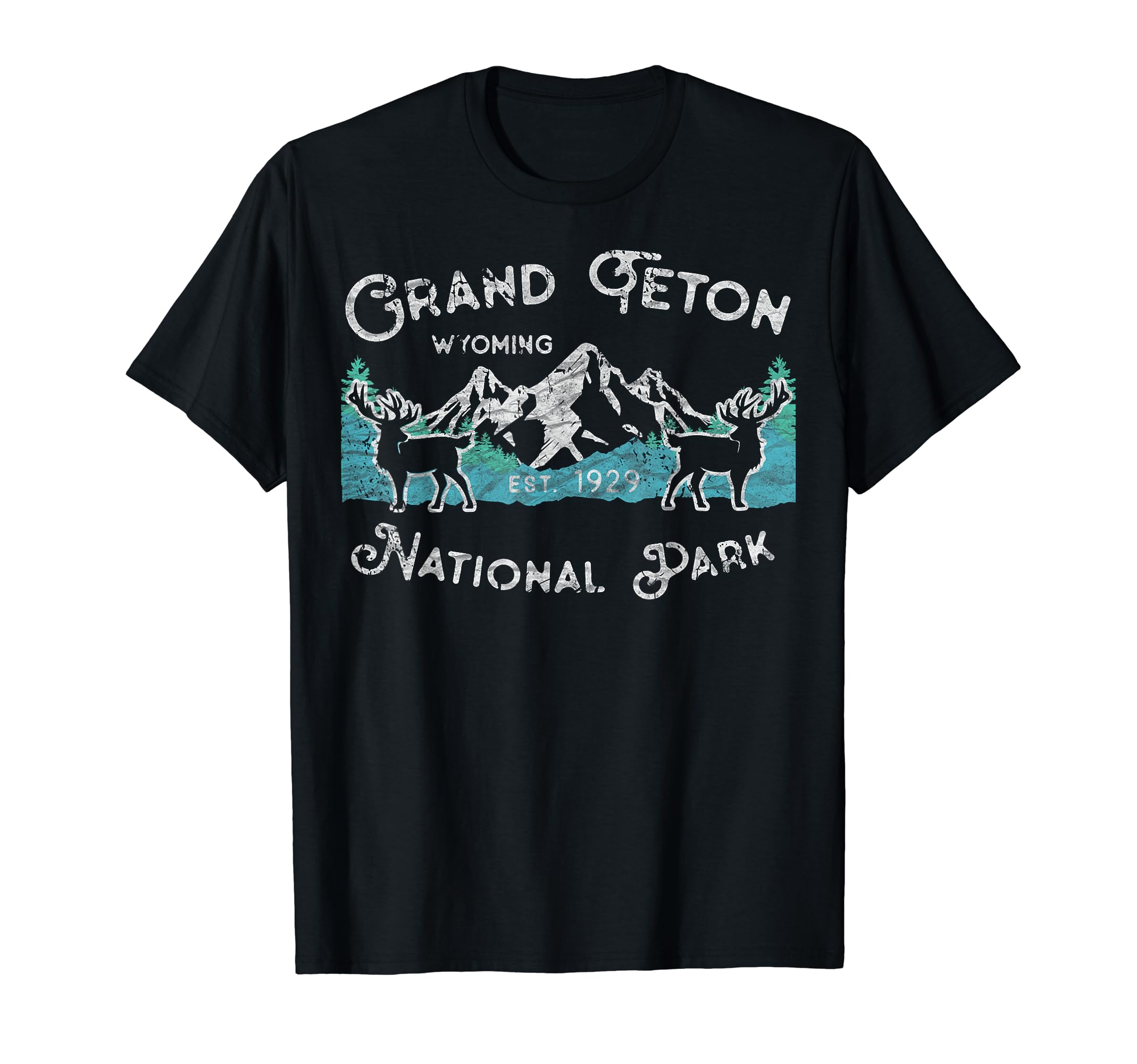 Grand Teton Bison National Parks T-Shirt - Casual Everyday Wear Men Women - T-Shirt, Sweatshirt, Hoodie